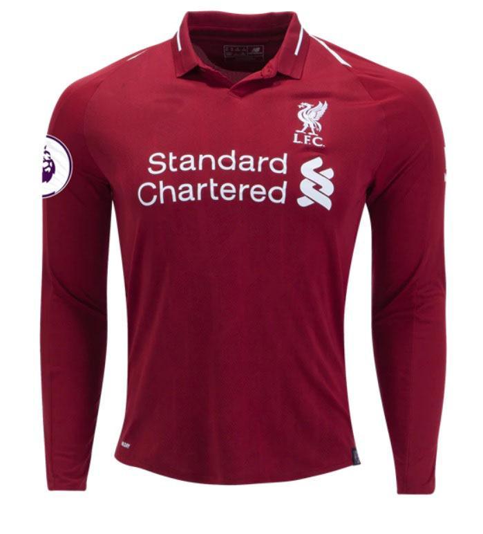 Liverpool Long Sleeve Home Jersey 2018/19 – Soccer Point