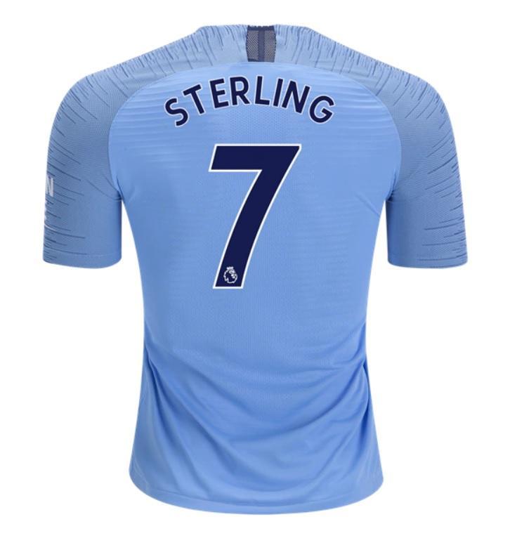 Manchester City Sterling Home Jersey 2018/19 – Soccer Point