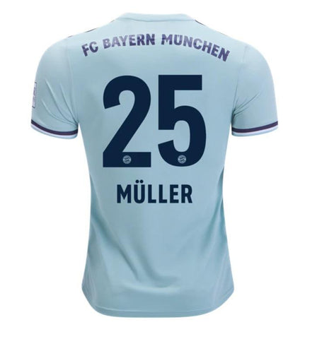 Bayern Munich Thomas Muller Away Jersey 2018/19 - Fans Jersey Stop