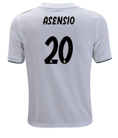 Real Madrid Marco Asensio Youth Home Jersey 18/19