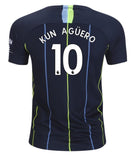 Manchester City Kun Aguero Youth Away Jersey