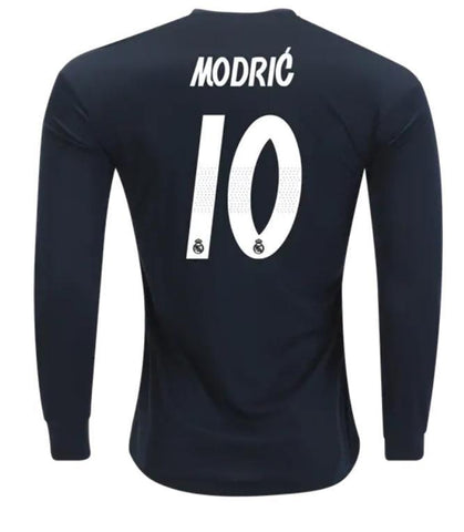 Real Madrid Luka Modric Long Sleeve Away Jersey 2018/19 - Fans Jersey Stop