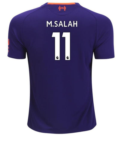 Liverpool Mohamed Salah Youth Away Jersey 18/19