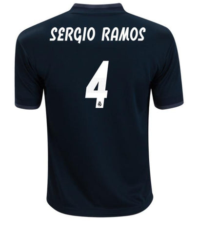 Real Madrid Sergio Ramos Youth Away Jersey 18/19