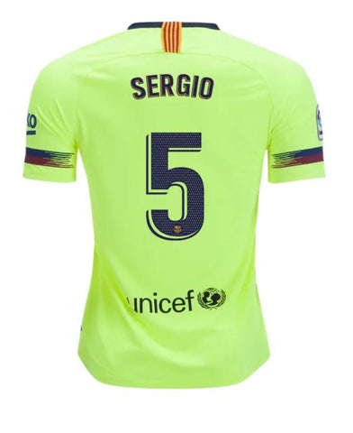 Barcelona Sergio Busquets Away Jersey 2018/19 - Fans Jersey Stop