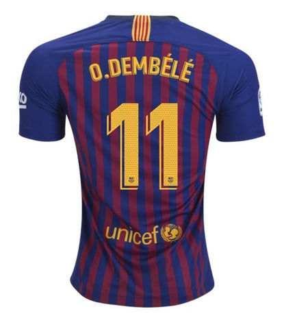 Barcelona Ousmane Dembele Home Jersey 2018/19 - Fans Jersey Stop