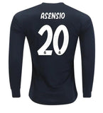 Real Madrid Marco Asensio Long Sleeve Away Jersey 2018/19 - Fans Jersey Stop