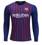 Messi Home Jersey 2018 Long Sleeves