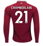 Liverpool Chamberlain Long Sleeve Home Jersey 2018/19