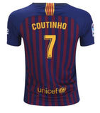 Barcelona Coutinho Youth Home Jersey