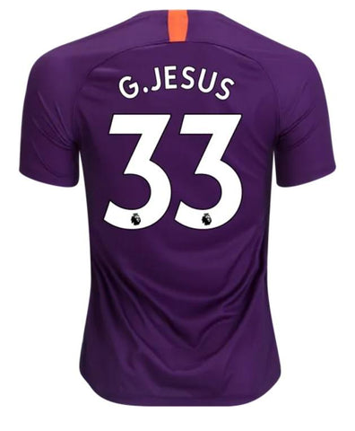 Manchester City G Jesus Third Jersey 18/19