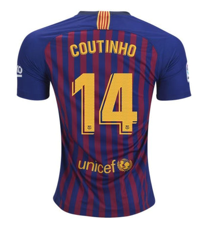 Barcelona Coutinho Home Jersey 2018/19 - Fans Jersey Stop