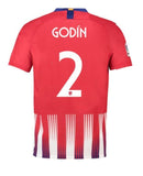 Atletico Madrid Godin Home Jersey