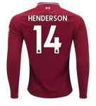 Liverpool Henderson Long Sleeve Home Jersey 2018/19