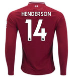Liverpool Henderson Long Sleeve Home Jersey