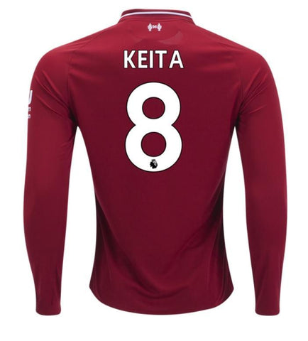 Liverpool Keita Long Sleeve Home Jersey 2018/19