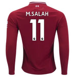 Liverpool M Salah Long Sleeve Home Jersey