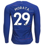 Chelsea Morata Long Sleeve Home Jersey