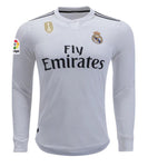 Real Madrid Luka Modric Long Sleeve Home Jersey 2018/19 - Fans Jersey Stop