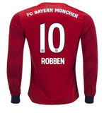 Bayern Munich Robben Long Sleeve Home Jersey