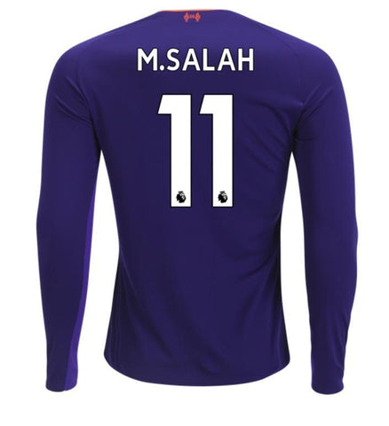 Liverpool M.Salah Long Sleeve Away Jersey 2018/19