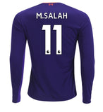 Liverpool M.Salah Long Sleeve Away Jersey
