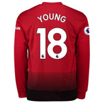 Manchester United Young Home Long Sleeve Jersey 2018/19