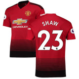 Luke Shaw Manchester United Home Kit 18/19